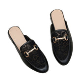 MEDIUM HEEL CASUAL THICK HEEL HALF SLIPPERS MULES_CWSHF0047