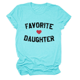 Trendy Short Sleeve Top For Women, Print Design