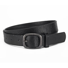 Fashionable Day-Shaped Buckle Leopard Print Belt