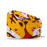 NURSE CAP OPERATING ROOM ADJUSTABLE ROUND CAP_CWAH3336