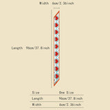 SKINNY FLORAL LETTER SCARF FOR HAIR OR GIFT WRAP_CWASC0083