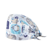 COTTON NURSE CAP PRINTED SURGICAL CAP WORK CAPA_CWAH3371
