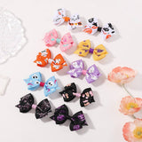 HALLOWEEN KIDS BOW HAIR CLIP CARTOON PARTY_CWAHA6688