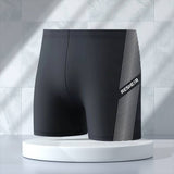 MENS HIGH WAIST QUICK DRY SWIM TRUNKS PLUS SIZE_CWMM6765