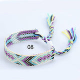 ETHNIC STYLE COLORFUL TASSEL WOVEN BRACELET_CWAJE0709
