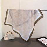 Fresh Herringbone Textured Satin Scarf_Cwasc03314