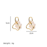 NEW VINTAGE NATURAL PEARL EARRINGS FOR WOMEN_CWAJE3814