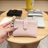 Unique Vintage Pearl 2-Fold Wallet With Zipper_Cwab06249