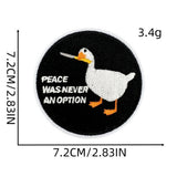 CARTOON CREATIVE BADGE EMBROIDERY PATCH_CWMM4068