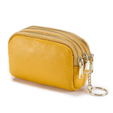 MULTIFUNCTIONAL HEADER COWHIDE MINI COIN PURSE_CWAB3893