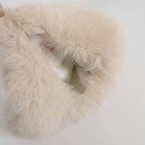 Winter Imitation Fox Fur Allmatch Handbag Plush Bag_Cwab3961