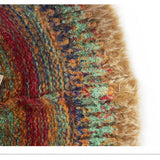 CHILDRENS KNITTED HAT COLORFUL STRIPED BUCKET HAT_CWAH2050