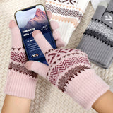 Winter Double-Layer Thickened Knitted Gloves_Cwag0390