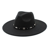 Women Fashion Casual Big Felt Hat Jazz Hat_Cwah0843