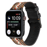 APPLE WATCH IWATCH9 ETHNIC STYLE LEATHER STRAP_CWWW0059