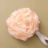 ROSE BATH FLOWER BUBBLE BATH BALL BATH POUF_CWMM3325