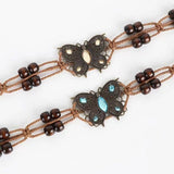 Cwabe0553_Bohemian Woven Belt With Butterfly Decoration