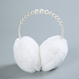 FASHIONABLE WARM PEARL EARMUFFS_CWMM1432