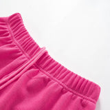 Solid Color Low-Rise Lantern Wide-Leg Pants