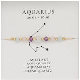 NATURAL STONE COMBINATION ZODIAC BEADED BRACELET_CWAB4627