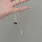 2024 SPRING AND SUMMER SIMPLE PURPLE NECKLACE_CWAJE1255