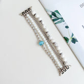 APPLE WATCH 9 I WATCH 8 BEADED ELASTIC STRAP_CWWW0066