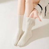 NEW SOLID COLOR CASUAL ALL MATCH MID TUBE SOCKS_CWMS1357