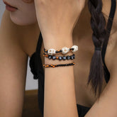 RETRO SWEET COOL STRETCH BEADED BRACELET_CWAJE1489