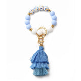 BOHEMIAN TASSEL SILICONE BEAD BRACELET WITH PRINTS_CWAB5019