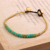 HANDMADE VINTAGE SIMPLE BEADED BRAIDED BRACELET_CWAJE3966