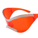 LUXURY RHINESTONE LARGE FRAME CYCLING SUNGLASSES_CWASG0863