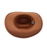 Western Fedora Hat Wool Denim Unisex Style_Cwah04363