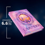 PURPLE LAVENDER FLOWER PORTABLE NOTEBOOK_CWMM1859