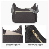 STRIPED FOLDING BED MOTHER AND BABY BAG_CWAB2242