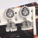 HANDMADE TASSEL BELL STYLE EARRINGS_CWAJE2240