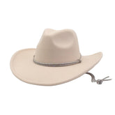 Unisex Cowboy Fedora Hat Ethnic Style_Cwah04429