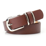 Leopard-Print Double Ring Women'S Belt