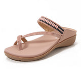 CROSS STRAP COMFORTABLE CASUAL SANDALS SLIPPERS_CWSHS0529
