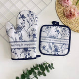 SUNFLOWER PRINT ANTI SCALDING 2 PIECE SET_CWMM1455