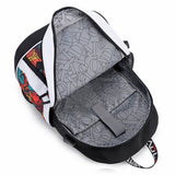 BACKPACKS FOR SCHOOL OXFORD PRINT WATERPROOF BAG_CWAB5465