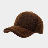 Winter Furry Baseball Cap Women Warm Casual Hat_Cwah04728