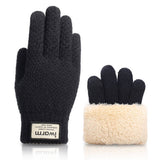 OUTDOOR LEISURE PLUS VELVET WARM KNITTED GLOVES_CWAG0132