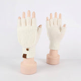 Winter Cold Protection Warm Half Finger Gloves_Cwmm2884