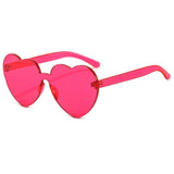 FRAMELESS HEART JELLY COLOR THICK SUNGLASSES_CWASG1194