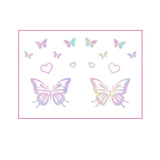 HOLOGRAPHIC EYELINER TATTOOS BUTTERFLY MAKEUP_CWMM8392