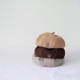 CHILDRENS SIMPLE AND FASHIONABLE SMILEY BERET_CWAH2922