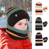 CHILDRENS AUTUMN AND WINTER WARM THREE PIECE SUIT_CWMM2782