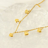Cwaje1951_Heart Necklace Collarbone Necklace