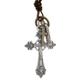 RETRO ADJUSTABLE CROSS PENDANT NECKLACES_CWAJE0498