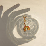 STAINLESS STEEL BIKINI PENDANT WITH DIAMOND DIY_CWMM4688